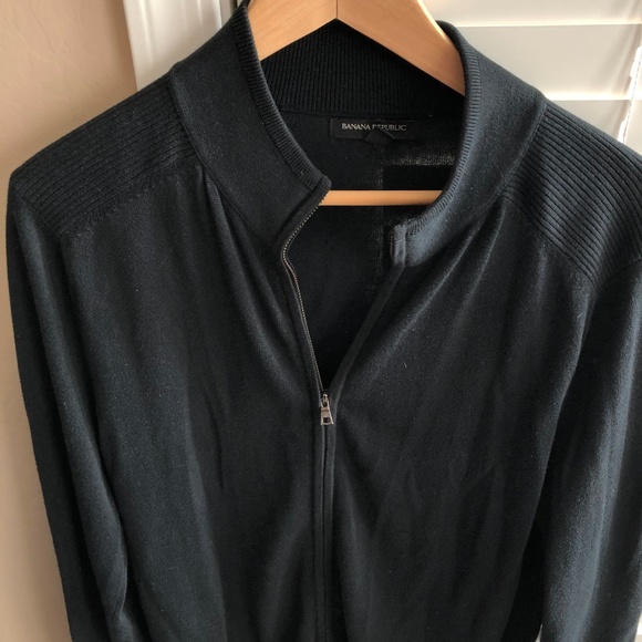 Banana Republic Factory Sweaters Banana Republic Mens Zip Up Sweater